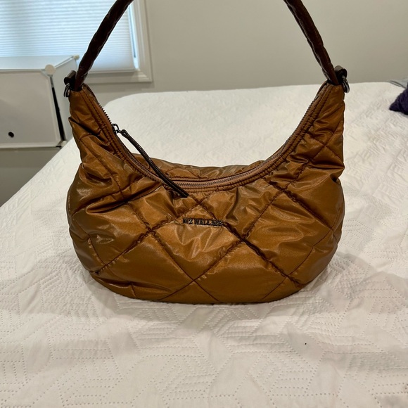 MZ Wallace Copper Quilted Women's Bag - Picture 6 of 7